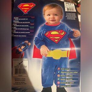 Baby Superman Halloween Costume 6 Months
